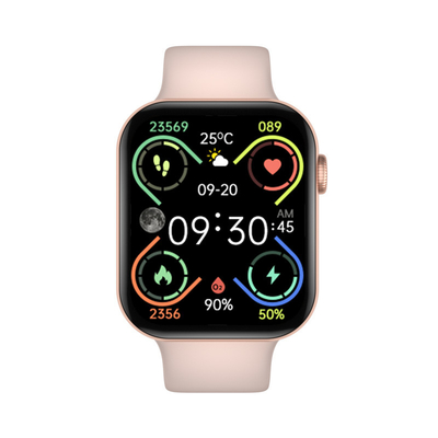 Η διασπασμένη οθόνη 44mm NFC Smartwatch για το αρρενωπό τηλέφωνο κυττάρων ενσωματώνει τα ψηφιακά παιχνίδια