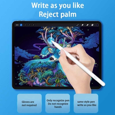 Stylus μανδρών αντι Mistouch ενεργός χωρητικός αισθητήρας 90mAh κλίσης μολυβιών