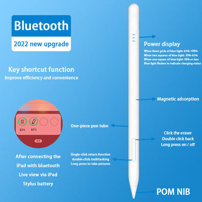 Stylus μανδρών αντι Mistouch ενεργός χωρητικός αισθητήρας 90mAh κλίσης μολυβιών