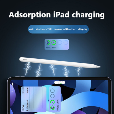 2$α Stylus παραγωγής ενεργός χωρητική μάνδρα με τις άκρες 140mAh μολυβιών της Apple
