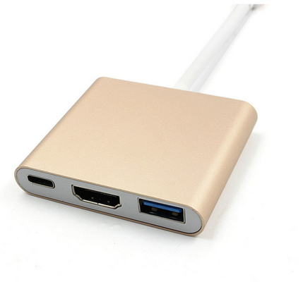 Επέκταση Displayport Usb σταθμών ελλιμενισμού lap-top τύπος-γ 3in1 για 4 όργανα ελέγχου